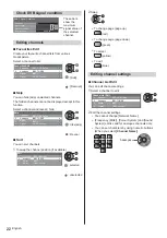 Preview for 22 page of Panasonic Viera TX-39A400B Operating Instructions Manual