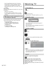 Предварительный просмотр 12 страницы Panasonic VIERA TX-42A400E Operating Instructions Manual