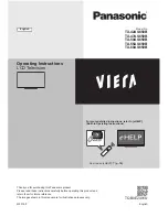 Panasonic VIERA TX-42AS650B Operating Instructions Manual preview