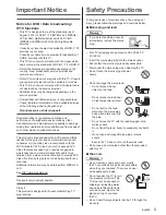 Preview for 3 page of Panasonic VIERA TX-42CSR610 Operating Instructions Manual