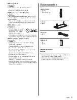 Preview for 5 page of Panasonic VIERA TX-42CSR610 Operating Instructions Manual