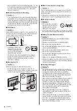 Предварительный просмотр 6 страницы Panasonic VIERA TX-50EX780E Operating Instructions Manual