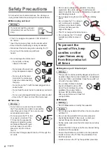 Preview for 4 page of Panasonic Viera TX-55AX900E Operating Instructions Manual