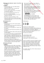 Preview for 6 page of Panasonic Viera TX-55AX900E Operating Instructions Manual