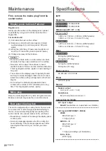 Preview for 22 page of Panasonic Viera TX-55AX900E Operating Instructions Manual