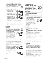 Preview for 4 page of Panasonic Viera TX-55AX902B Operating Instructions Manual