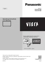 Panasonic Viera TX-55CR730B Operating Instructions Manual preview