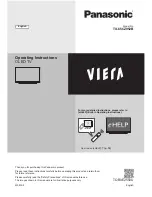 Panasonic Viera TX-65CZ952B Operating Instructions Manual preview