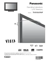 Preview for 1 page of Panasonic Viera TX-D32LF82F Operating Instructions Manual