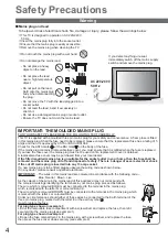 Preview for 4 page of Panasonic Viera TX-L19D28BW Operating Instructions Manual