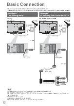 Preview for 10 page of Panasonic Viera TX-L19D28BW Operating Instructions Manual