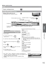 Preview for 15 page of Panasonic Viera TX-L19D28BW Operating Instructions Manual