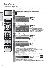 Preview for 12 page of Panasonic Viera TX-L19D35ES Operating Instructions Manual