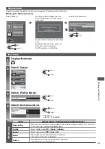 Preview for 73 page of Panasonic Viera TX-L19D35ES Operating Instructions Manual