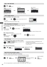 Предварительный просмотр 22 страницы Panasonic Viera TX-L19E3E Operating Instructions Manual