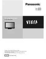 Предварительный просмотр 1 страницы Panasonic Viera TX-L19XM6B Operating Instructions Manual