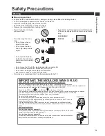 Предварительный просмотр 3 страницы Panasonic Viera TX-L19XM6B Operating Instructions Manual