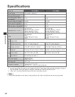 Предварительный просмотр 26 страницы Panasonic Viera TX-L19XM6B Operating Instructions Manual