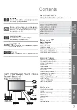 Предварительный просмотр 3 страницы Panasonic VIERA TX-L22X20B Operating Instructions Manual