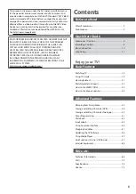 Preview for 3 page of Panasonic Viera TX-L24C3E Operating Instructions Manual