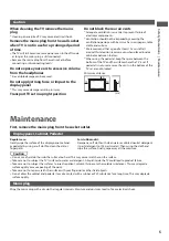 Preview for 5 page of Panasonic Viera TX-L24C3E Operating Instructions Manual