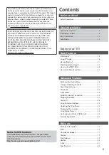 Preview for 3 page of Panasonic Viera TX-L24E3B Operating Instructions Manual