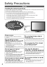 Preview for 4 page of Panasonic Viera TX-L26C10E Operating Instructions Manual