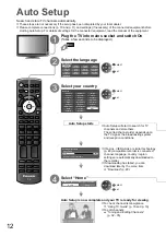 Preview for 12 page of Panasonic Viera TX-L26C10E Operating Instructions Manual