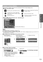 Preview for 13 page of Panasonic Viera TX-L26C10E Operating Instructions Manual