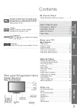 Preview for 3 page of Panasonic Viera TX-L26C20B Operating Instructions Manual