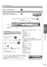 Preview for 15 page of Panasonic Viera TX-L26C20B Operating Instructions Manual