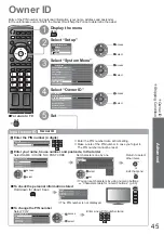 Preview for 45 page of Panasonic Viera TX-L26C20B Operating Instructions Manual