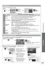 Preview for 49 page of Panasonic Viera TX-L26C20B Operating Instructions Manual