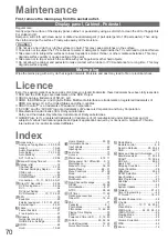 Preview for 70 page of Panasonic Viera TX-L26C20B Operating Instructions Manual