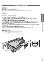 Предварительный просмотр 7 страницы Panasonic VIERA TX-L26X10B Operating Instructions Manual