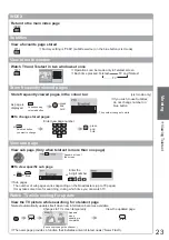 Предварительный просмотр 23 страницы Panasonic VIERA TX-L26X10B Operating Instructions Manual