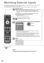 Предварительный просмотр 24 страницы Panasonic VIERA TX-L26X10B Operating Instructions Manual