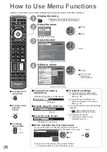 Предварительный просмотр 26 страницы Panasonic VIERA TX-L26X10B Operating Instructions Manual