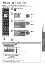 Предварительный просмотр 41 страницы Panasonic VIERA TX-L26X10B Operating Instructions Manual