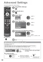 Предварительный просмотр 42 страницы Panasonic VIERA TX-L26X10B Operating Instructions Manual