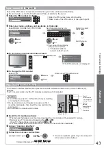 Предварительный просмотр 43 страницы Panasonic VIERA TX-L26X10B Operating Instructions Manual