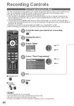 Предварительный просмотр 44 страницы Panasonic VIERA TX-L26X10B Operating Instructions Manual