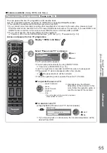 Предварительный просмотр 55 страницы Panasonic VIERA TX-L26X10B Operating Instructions Manual