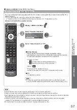 Предварительный просмотр 57 страницы Panasonic VIERA TX-L26X10B Operating Instructions Manual