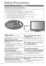 Preview for 4 page of Panasonic Viera TX-L26X10E Operating Instructions Manual