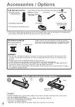 Preview for 6 page of Panasonic Viera TX-L26X10E Operating Instructions Manual