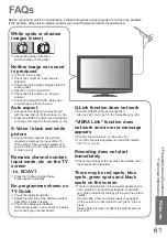 Preview for 61 page of Panasonic Viera TX-L26X10E Operating Instructions Manual