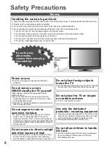 Предварительный просмотр 4 страницы Panasonic Viera TX-L26X10Y Operating Instructions Manual