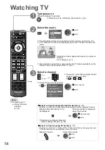 Предварительный просмотр 14 страницы Panasonic Viera TX-L26X10Y Operating Instructions Manual