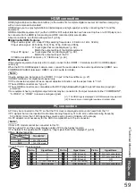 Предварительный просмотр 59 страницы Panasonic Viera TX-L26X10Y Operating Instructions Manual